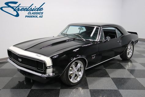 https://www.streetsideclassics.com/vehicles/0174-phx/1967-chevrolet-camaro-rs-ss-restomod 1969 Camaro Rs, 1967 Camaro Rs, Chevrolet Camaro Ss 1967, 1967 Camaro Ss, Cheverlot Camaro 1969, 1969 Camaro Z28 Rs, Chevy Camaro 1967, Vintage Camaro, 1969 Camaro Restomod