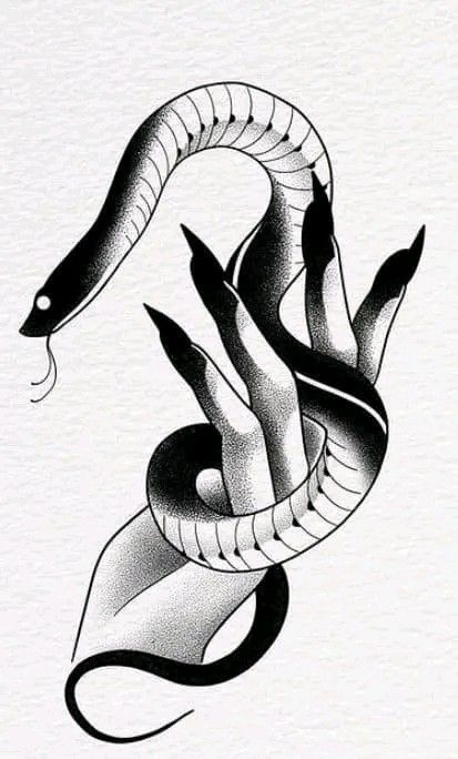 White And Black Snake Tattoo, Snake Tattoo Black And White, Snake Tattoo Drawing, Serpent Tattoos, Cobra Drawing, Snake Draw, Snake Black And White, Snake Drawings, Black Snake Tattoo