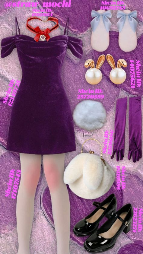 Bonnie Outfit Inspired🐰💜 #outfitinspo #shein #outfit #fnaf #bonnie #bonniefnaf #inspired #purple Fnaf Bonnie, Bonnie Fnaf, Outfit Inspired, Purple