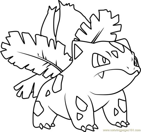 Ivysaur Pokemon Coloring Page for Kids - Free Pokemon Printable Coloring Pages Online for Kids - ColoringPages101.com Ivysaur Pokemon, Pokemon Printables, Mewtwo Pokemon, Pokemon Coloring Sheets, Pokemon Lugia, 151 Pokemon, Pokemon Mewtwo, Family Coloring Pages, Pokemon Sketch