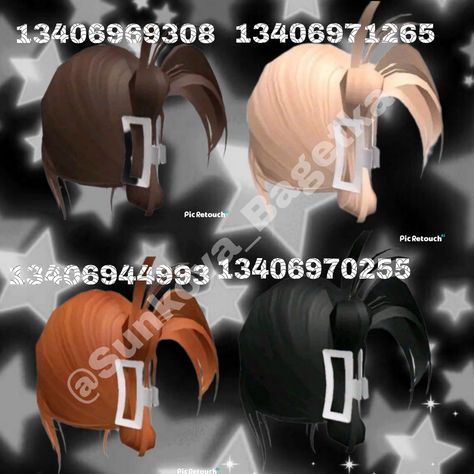 Roblox hair codes Hair Codes Ginger, Roblox Hair Codes, Bloxburg Outfits, Blonde And Brunette, Blocksburg Outfit Codes￼, Roblox Hair, Berry Codes, Hair Codes, Ginger Black