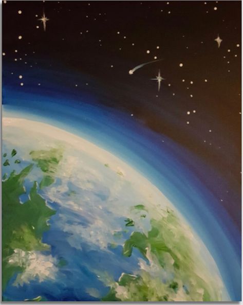 Earth Painting, 21 July, Paint Nite, Early Bird, Planet Earth, Sacramento, The Earth, Night Out, Paint