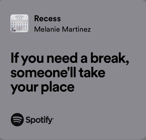 Recess - Melanie Martinez Recess Melanie Martinez Lyrics, K 12 Lyrics, Melanie Martinez Recess, Recess Melanie Martinez, Melanie Martinez Quotes, Recess Time, Melanie Martinez Lyrics, Melanie Martinez Songs, Lyrics Aesthetic