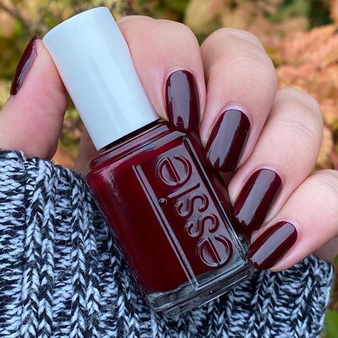 Photo shared by Jenn Tibbitts on October 26, 2019 tagging @essie. Essie Purple, Essie Colors, Purple Nail Polish, Purple Nail, Rich Burgundy, Essie Nail Polish, Latest Colour, Glitter Nail Art, Fair Skin