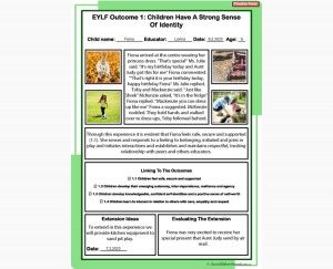 Observation Examples, Eylf Outcomes, Learning Stories Examples, Eylf Learning Outcomes, Early Childhood Quotes, Early Childhood Education Curriculum, Aussie Childcare Network, Early Childhood Education Resources, Childhood Quotes