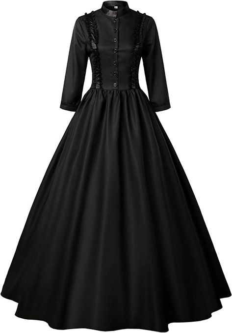 A perfect Rococo style Madame Giry costume on amazon and ready to ship as soon as you click! Victorian Costume Halloween, Corset Halloween Costumes, Victorian Lace Dress, Gothic Victorian Dresses, Rococo Dress, Carnival Dress, Vestidos Retro, Victorian Costume, Tea Party Dress