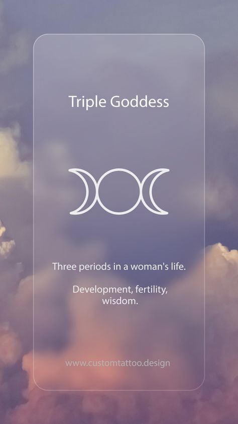 Triple Goddess Sign. Goddess tattoo. Tiny tattoo. Jewelry tattoo. Single needle tattoo. Small tattoo. Simple tattoo. Tattoo with meaning. Tattoo for girl. Tattoo for women. Tattoo design. Chain of symbols tattoo. Custom tattoo design. Custom design. Order tattoo design. Fertility Symbols Tattoo, Goddess Energy Tattoo, Soul Tattoo Symbols, Pbb Logo, Energy Symbol Tattoo, Beautiful Tattoos For Women With Meaning, Fertility Tattoos For Women, Spiritual Tattoos For Women Goddesses, Triple Goddess Tattoo Design