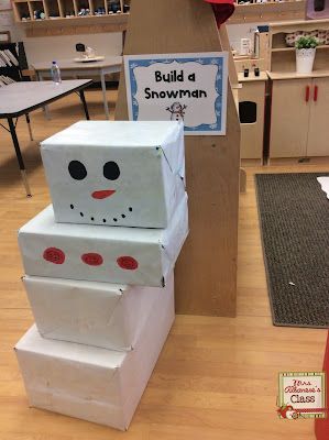 Weekly Wrap-Up -> Jan. 14-18 ... It's a Winter Wonderland! | Mrs. Albanese's Kindergarten Class Winter Kindergarten Activities, Winter Classroom Activities, Dramatic Play Themes, Winter Theme Preschool, Snowman Images, Winter Activities Preschool, Dramatic Play Preschool, Snow Theme, Winter Classroom