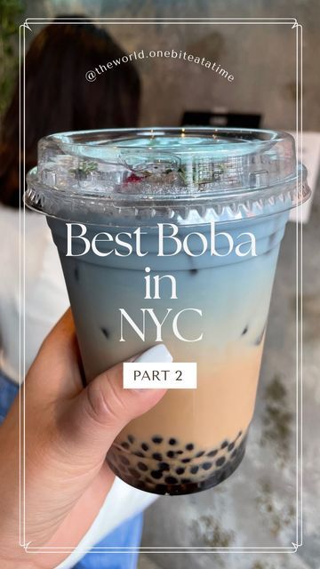 Tea Places, Nyc Food, New York City Travel, Nyc Shopping, Bubble Tea, What You Think, Follow For More, Let Me Know, You Think