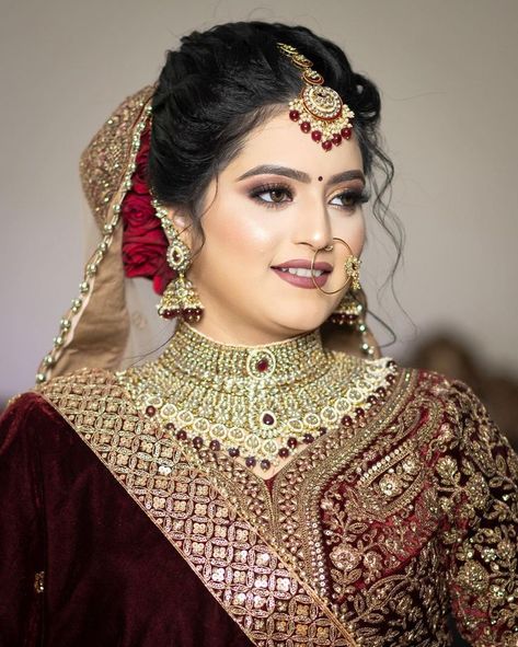 Mesmerizing opulence of great indian royal traditions | Olready Latest Bridal Makeup, Malaysian Wedding, Bangs Cut, Makeup Consultation, Bridal Makeup Videos, Bride Reception Dresses, Indian Bride Makeup, Wedding Outfits For Groom, Bengali Bridal Makeup