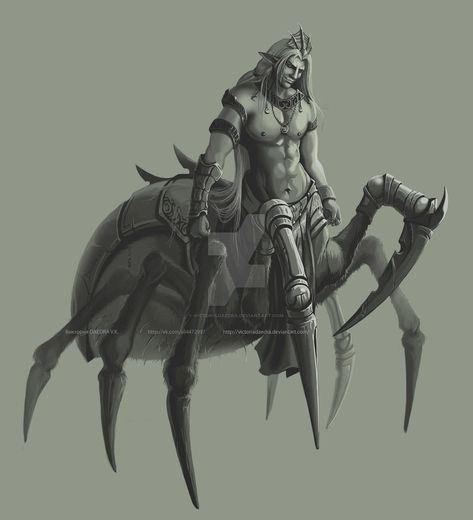 Spider Humanoid Male, Drider Male Art, Spider Human Hybrid, Spider Centaur, Spider Person Hybrid, Humanoid Spider, Spider People, Spider Art, Alien Concept Art