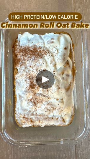 68K views · 3.8K reactions | Cinnamon Roll Oat Bake 

High protein, low calorie & ready in minutes! 

Oat Bake:
1 pack 100 calorie Better Oats or 30g quick oats 
45g pumpkin puree 
100g egg whites 
1/4 cup water 
17g vanilla protein powder- I used HAPI
1/2 tsp cinnamon 
1/2 tsp vanilla 
1/2 tsp baking powder 
1 tsp zero calorie sweetener 

Icing:
21g whipped cream cheese 
5g vanilla protein powder 
Splash of water 

Combine oats with dry ingredients then mix in water, pumpkin, and egg whites. Pour mixture into a microwave safe dish sprayed with cooking spray, then microwave for 3-4 minutes. Mine was done in 3:15. When it’s done, it’ll have a cake like texture. (Side note: keep an eye on it in microwave because depending on depth of your dish it might bake out of/over the dish)

For the ici Better Oats 100 Calorie Recipes, Emma Montgomery, Oat Bake, Macro Breakfast, 100 Calorie Recipes, Splash Of Water, Breakfast Oatmeal, 100 Calorie, High Protein Low Calorie