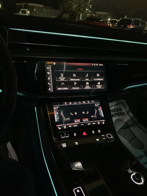 #audi A8 Audi, Audi Aesthetic Night, Audi Driving Snapchat, Audi Interior Aesthetic, Black Audi Suv Aesthetic, Audi Lights, Driving Photography, Cookout Food, Classy Photography