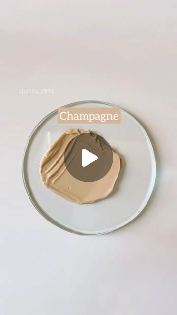 Colours That Go With Champagne, Beige Color Mixing Chart, How To Mix Beige Color, Beige Color Mixing, Champagne Color Cake, How To Make Beige Color Paint, Torte Beige, Quinns Arte, Acrylic Colour Mixing Chart