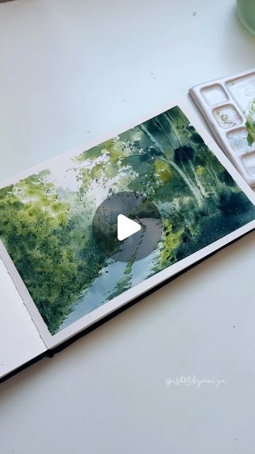 Raniya Ali on Instagram: "🌱☔️☺️
.
.
.
.
.
.
.
.
.
.
.
.
.
.
.
#watercolorlandscapes 
#watercolorforbeginners #paintingprocess #watercolortrees #monochromepainting #watercolorillustrations #landscapepainting #share_watercolors #naturepainting #watercolourartistsoninstagram #watercolourartist #landscapepainting #inspiring_watercolor #modernwatercolor #watercolor_art #watercolorph #watercolorblog #treeillustration #watercolorsketch  #watercolorlovers #watercoloraddict #landscapeillustration #treeart 
#treeillustration  #watercolorpaints  #watercolor_guide #paintwithme #watercolor_daily #waterblog 

Watercolor sky Watercolor painting landscape illustration seascape painting nature art landscape painting watercolor tutorial Monochrome painting art tutorial easy drawing easy painting clouds pai Watercolour Inspiration Landscape, Sky Watercolor Painting, Watercolor Painting Landscape, Watercolor Guide, Landscape Painting Watercolor, Sky Watercolor, Painting Clouds, Monochrome Painting, Watercolor Blog