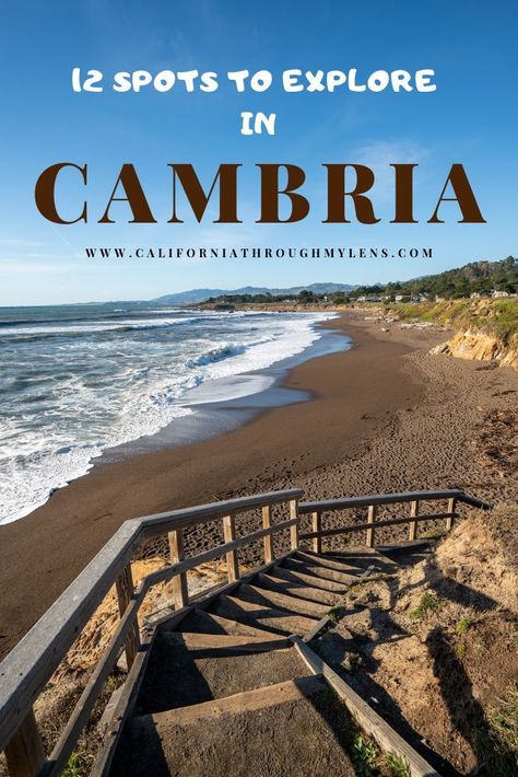 Cambria California Things To Do, Moonstone Beach California, Hassan Ii Mosque, Cambria California, California Coast Road Trip, Moonstone Beach, California Trip, Hearst Castle, Casablanca Morocco