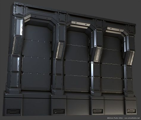 Sci-fi Wall. (No pillar): Scifi Door, Scifi Wall, Scifi Corridor, Demolished Buildings, Scifi Building, Scifi Environment, Scifi Interior, Sci Fi Wall, Sci Fi Building