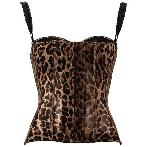 Dolce and Gabbana leopard print corset | ShopLook Dolce And Gabbana Leopard, Leopard Print Corset, Pin Up Lingerie, Silk Corset, Satin Bra, Knit Bodysuit, 1940s Fashion, Python, Silk Printing