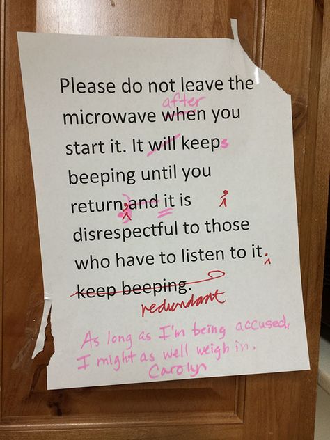 When You Leave A Note In An Office Full Of Editors Annoying Co Workers, Office Notes, Grammar Check, Grammar Police, Funny Note, Photos Funny, Copy Editing, Pictures Funny, Passive Aggressive