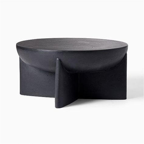 Modern Coffee Tables | West Elm Monti Lava Stone Coffee Table, Lava Stone Coffee Table, West Elm Coffee Table, Coffee Table Modern, Coffee Table Black, Stone Coffee Table, Modern Living Room Furniture, Volcanic Stone, Table Modern