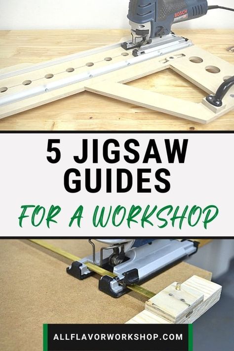 Jigsaw Tips And Tricks, Jigsaw Jig, Beginner Welding Projects Ideas, Beginner Welding Projects, Beginner Welding, Circle Jig, Jigsaw Accessories, Wood Jig, Jigsaw Table