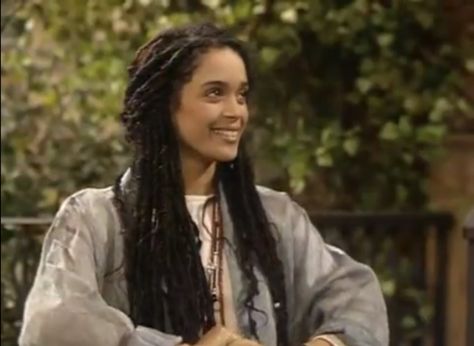 Lisa Bonet's lovely Dredlocks Spiritualist Aesthetic, Lisa Bonet Cosby Show, Denise Huxtable, Lilakoi Moon, Cosby Show, Hair Dreadlocks, The Cosby Show, Beautiful Black Hair, Lisa Bonet