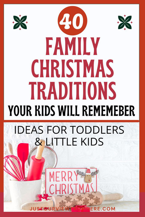 Celebrate the holidays with your little ones and create fun Christmas traditions for your family to carry on through the years! Toddler Christmas Traditions, Fun Christmas Traditions, Christmas List Printable, Christmas Traditions Kids, Christmas Ideas For Boyfriend, Magic Reindeer Food, Traditions To Start, Christmas Toddler, The Nativity Story