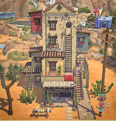 Sims 4 Strangerville, Oasis Springs, City Layout, Sims 4 House Design, Small Apartment Design, Save File, Sims House Plans, Sims House Design, Sims Four