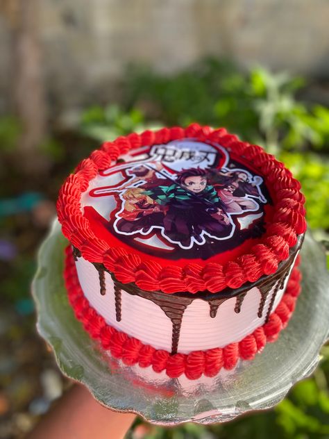 Pastel Demon Slayer, Birthday Party Theme Decorations, Kids Cake, Nachos, Cake Designs, Birthday Party Themes, Demon Slayer, Holiday Gifts, Birthday Party