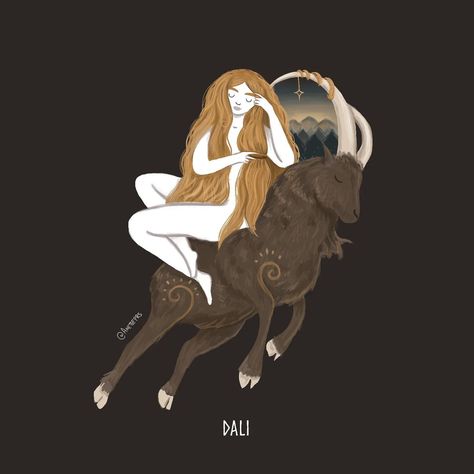 Georgian People, Mountain Animals, World Mythology, Pagan Goddess, Gods Of Egypt, Lore Olympus, Deer Hunters, Goddess Art, Zodiac Art