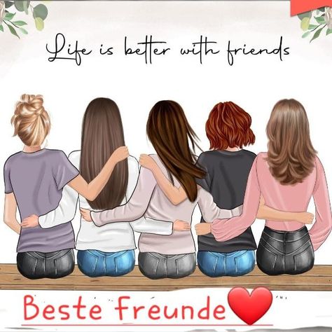 Story On Friendship, 4 Friends Illustration, Friendship Poster, Friendship Art, 4 Friends, On Friendship, Beautiful Morning Quotes, Friends Illustration, Friends Art