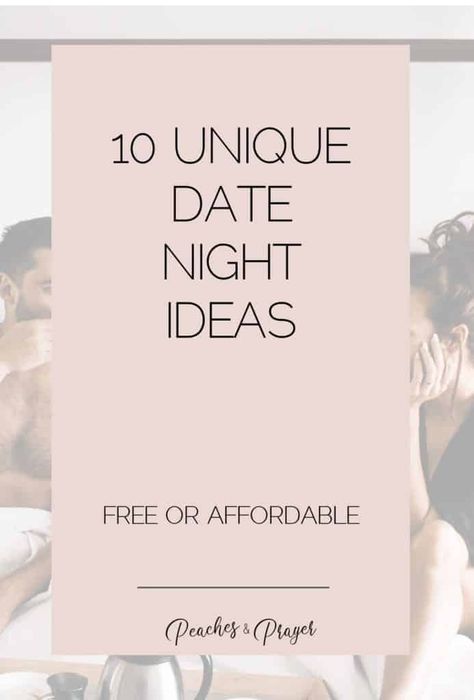 10 DIY Date Night Ideas at Home or out and about! Free or cheap and affordable ideas for married couples. via @peachesandprayer Diy Date Night Ideas, Unique Date Night Ideas, Diy Date Night, Ideas For Married Couples, Date Night Ideas At Home, Biblical Advice, Marriage Encouragement, Free Date Ideas, Marriage Scripture