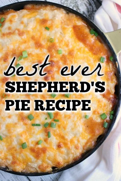 Shepards Pie Easy, Shepherds Pie Recipe Pioneer Woman, Shepherds Pie Recipe Healthy, Best Shepherds Pie Recipe, Shepards Pie Recipe, Pie Recipe Easy, Easy Shepherds Pie, Shepherd's Pie Recipe, For Dinner