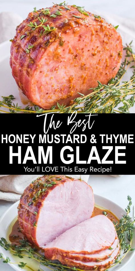 Honey Mustard For Ham, Ham Glaze Recipe Easy, Mustard Glaze For Ham, Mustard Sauce For Ham, Honey Mustard Glazed Ham, Mustard Ham Glaze, Sauce For Ham, Easy Glaze Recipe, Ham Seasoning