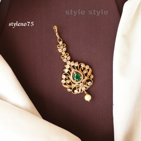 Mang Tikka Gold Simple, Papidi Chain Gold Designs, Papida Billa Designs Gold, Papada Billa Designs Gold, Papidi Billa Gold Designs For Bride, Papita Billa Designs Gold, Locket Designs Pendants Gold, Gold Latest Designs, Papadi Billa Designs Gold