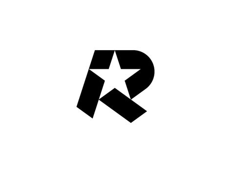 R Star Logo, R Icon, Rg Logo, Ride Logo, Star Logos, Twice Logo, Design Grid, Logo Star, R Letter