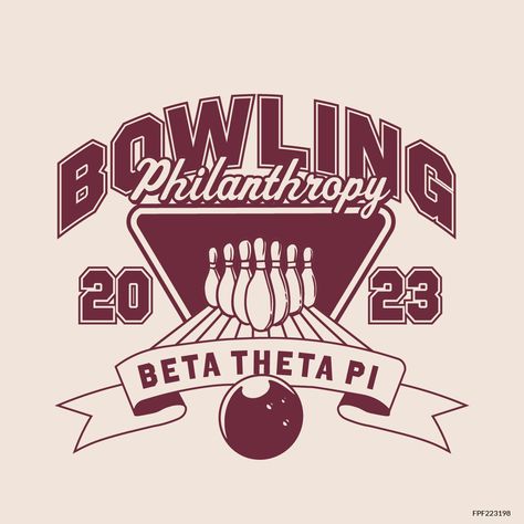 Design unique and trendy custom merch for your Greek organization from Fresh Prints! Submit a proof request to get a free mockup of your design today. 

beta theta pi designs | beta theta pi apparel | custom apparel | greek apparel | sorority designs | philanthropy designs  |philanthropy apparel | bowling | pin | pins | bowling ball | ball | beta theta pi | philanthropy | event | organization | fraternity

#shirtjustgotcrazy #freshprints Bowling Graphic Design, Bowling Shirt Ideas, Bowling Logo, Bowling Graphic, Beta Theta Pi, Custom Merch, Philanthropy Events, Philanthropy Shirts, Fall Apparel