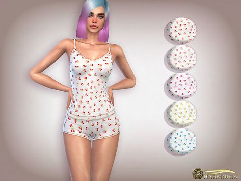 Sims 4 Cc Silk Pajamas, Sims 4 Cc Women Pjs, Sims 4 Cc Bloomers, Ts4 Cc Sleepwear, Sims 4 Skater Clothes, Sims 4 Cc Colorful Clothes, Sims 4 Cc Skater Clothes, Beachy Sims 4 Cc, Sims 4 Cc Sleepwear Female