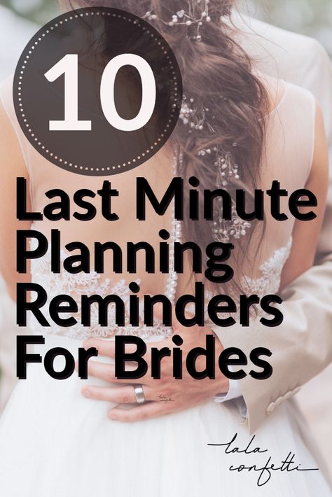 Last Minute Wedding Details, Last Minute Wedding Checklist, Things For A Wedding, Rainy Lake, Last Minute Wedding, Good Memories, Planning Tools, Wedding Day Timeline, Getting Divorced