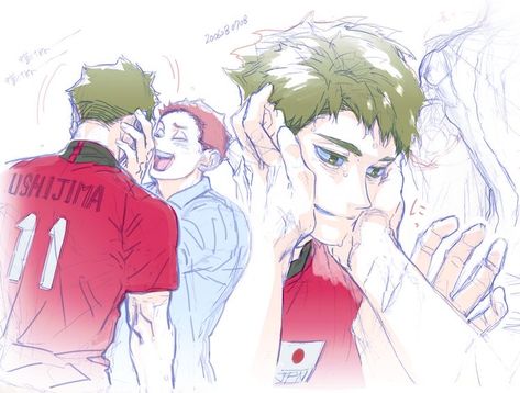 Haikyuu Ushijima, Hiro Big Hero 6, Ushijima Wakatoshi, Haikyuu Kageyama, Haikyuu Funny, Haikyuu Ships, Haikyuu Manga, Haikyuu Characters, Haikyuu Fanart