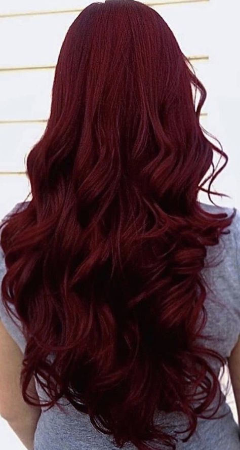 Burgundy Red Hair Color, Deep Red Hair Color, Burgundy Red Hair, Deep Red Hair, Dark Red Hair Color, Funky Hair, Plum Hair, Red Hair Inspo, Vibrant Hair