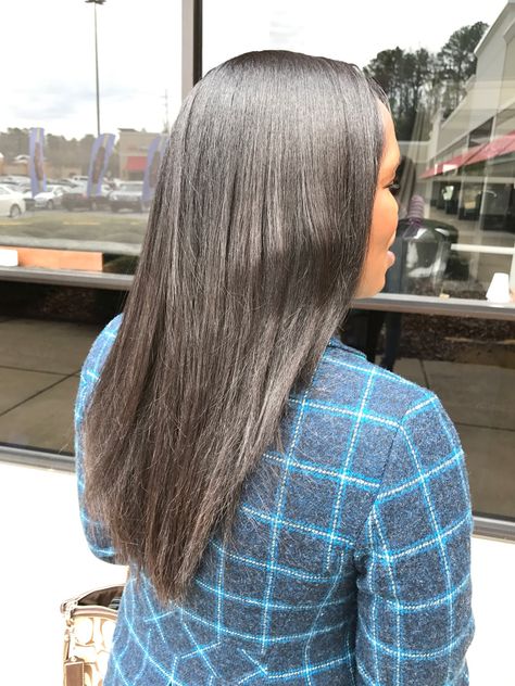 Relaxer Styles, Long Relaxed Hair, Chocolate Mousse Cups, Hair Care Natural, Healthy Relaxed Hair, Relaxed Hair Care, Professional Hairstylist, Relaxed Hair, Hair Maintenance