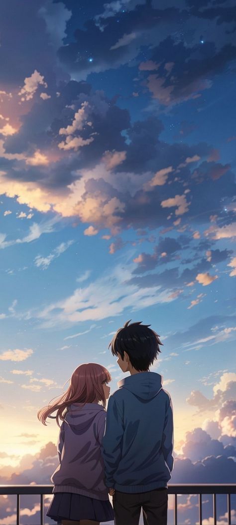 Cute Anime Couple, Boy And Girl Wallpaper, Relationship Drawings, Sky Anime, Paris Tour, Paris Tour Eiffel, Wallpapers Anime, Romantic Anime Couples, Blue Anime