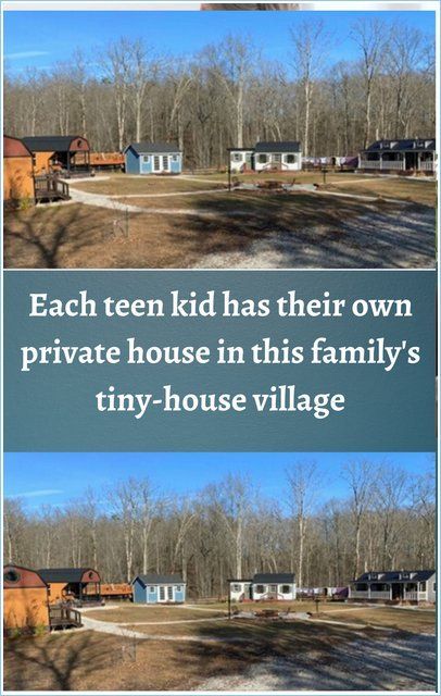 London Kentucky, Old Trampoline, House Community, Village Kids, Tiny House Village, Tiny House Community, Irish Dancers, Tiny Village, Private House