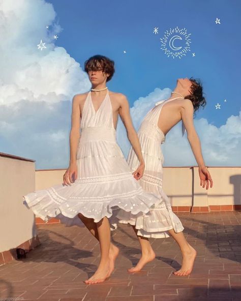 Men In Dresses Aesthetic, Men In Feminine Clothes, Quality Outfits, Guys In Skirts, Gender Fluid Fashion, Aesthetic People, Boy Poses, Art Dress, Pose Reference Photo