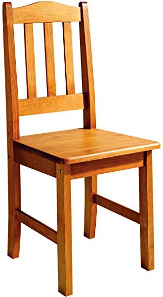 Dogar Kynus Set 2 sillas, Cerezo, 98x42x45 cm, 2 Unidades: Amazon.es: Hogar Wooden Chair Plans, Mismatched Dining Chairs, Wood Chair Design, Chair Design Wooden, Wooden Table And Chairs, Wooden Pallet Furniture, Wicker Dining Chairs, Woodworking Furniture Plans, Furniture Design Wooden