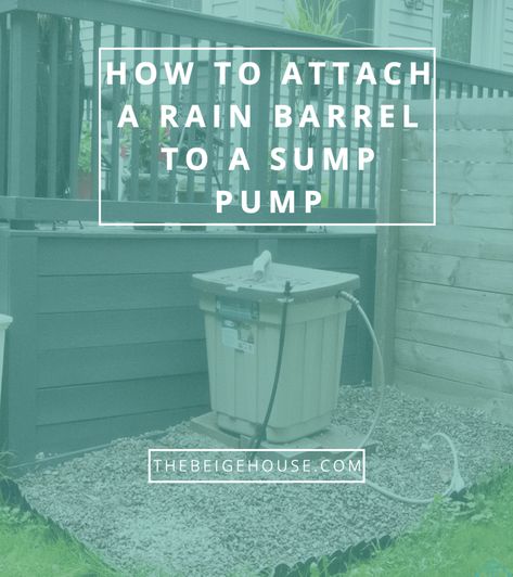 Sump Pump Drainage Ideas, Sump Pump Drainage, Acreage Ideas, Sump Pump Discharge, Barrels Diy, Beige House, Conserve Water, Worm Composting, Water Collection