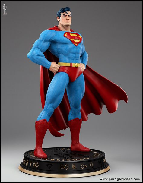 Superman Actors, Superman Action Figure, Superman Dc Comics, Superman Artwork, Marvel Statues, Marvel Superheroes Art, Golden Age Comics, Superman Family, Superman Man Of Steel