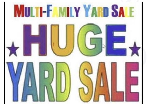 Multi Family Yard Sale, Huge Garage, Family Yard, Yard Sales, Large Yard, Parking Garage, Science Fiction Tv, Garage Sale, Garage Sales