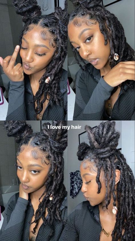 Locs Ideas, Handmade Dreadlocks, Hairstyles Natural Hair, Short Locs Hairstyles, Dreads Styles, Hair Laid, Dreadlock Hairstyles, Hair Crush, Locs Hairstyles